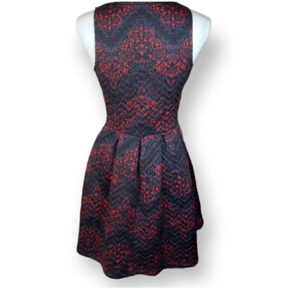 XHILARATION RED, BLUE, & BLACK DRESS SZ.M EUC. - Picture 5 of 7